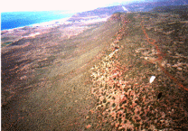 A view of La Salina ridge from above(27204 bytes)